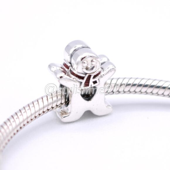Authentic Pandora Sweet Gingerbread Man Charm - 792002EN07 - Picture 4 of 11